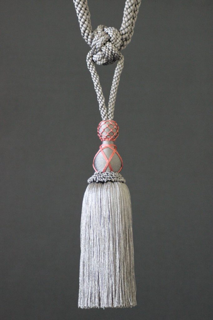 Schöne Silky Seil Quaste Vorhang Raffhalter, X2, Viele Farben, Kunst 4610